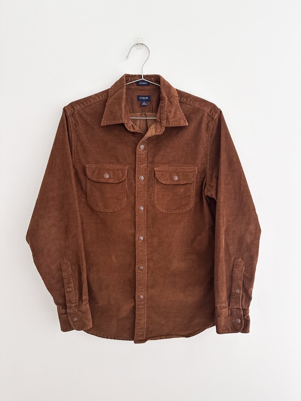 J.Crew Classic Corduroy Shirt Jacket | CPO Shacket | Rust Brown | Men's Size S - Picture 6 of 6